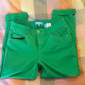 Draper James Vibrant Green Cropped Pants